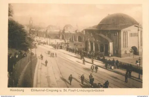 A6196 Germany Hamburg Elbtunnel eingang