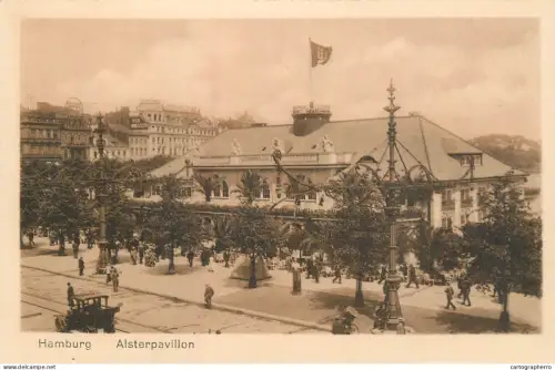A6196 Germany Hamburg Alsterpavillon