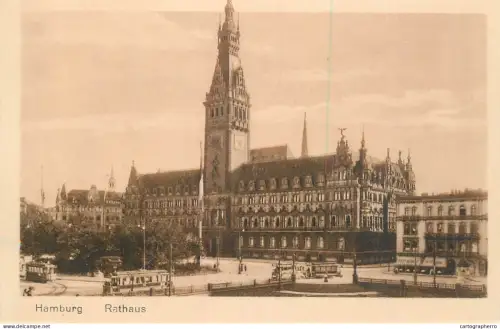 A6196 Germany Hamburg Rathaus