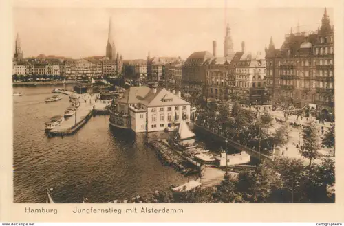 A6196 Germany Hamburg Jungfernstieg mit Alsterdamm