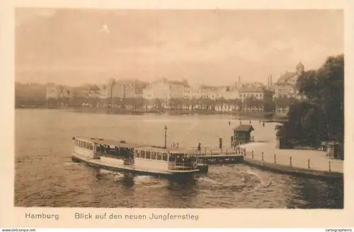 A6196 Germany Hamburg Blick auf den neuen Jungfernstieg
