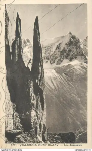 A5831 France Chamonix Mont Blanc Les Jumeaux