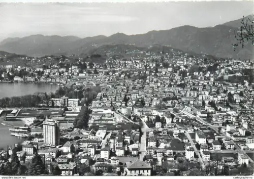 A5819 Switzerland Lugano Cassarate panoramic view