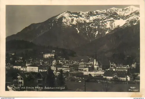 A5819 Austria Salzkamergut Bad Ischl mit Zimitz panorama