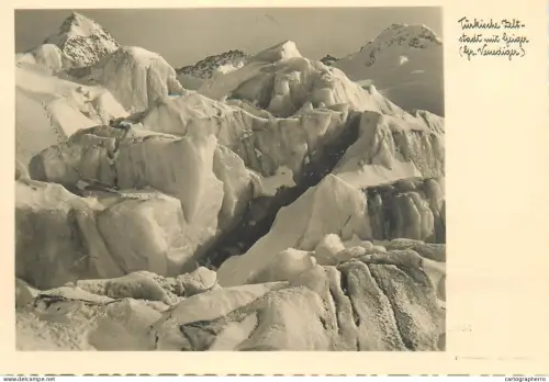A5819 Venediger Group of the Hohe Tauern mountain range in the Austrian Alps (Türkische Zeltstadt mit Geiger)
