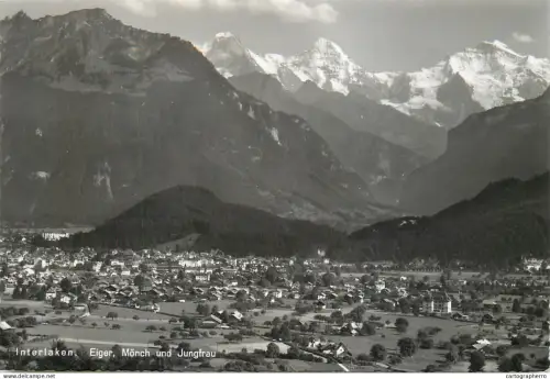 A5818 Switzerland Interlaken Eiger, Monch und Jungfrau panorama