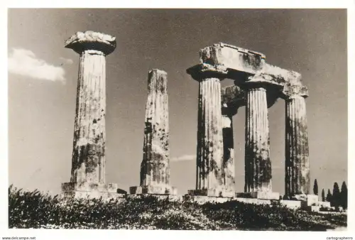 A5818 Greece Corinth temple historical landmark