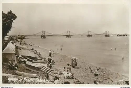 A5818 England Seaview Seagrove Beach bridge view