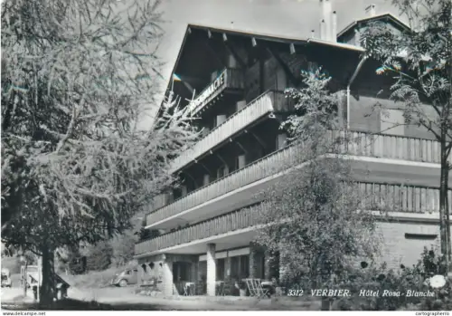 A5818 Switzerland Verbier Hotel Rosa Blanche