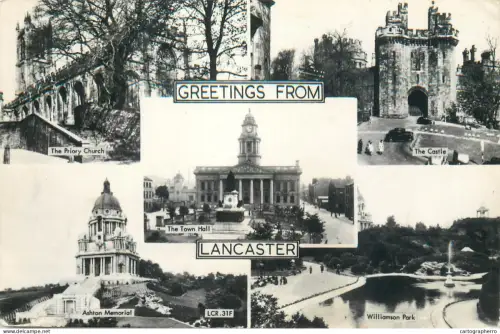 A5818 England greetings from Lancaster multi view