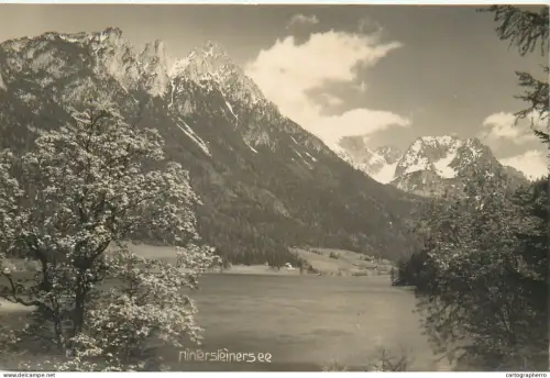 A5818 Austria Hintersteinersee mountain scenery