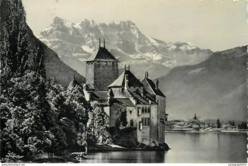 A5818 Switzerland Montreux Chateau de Chillon et Dents du Midi