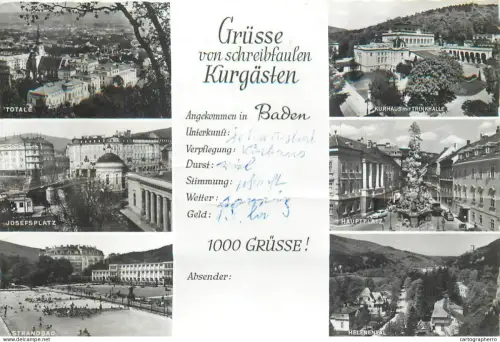 A5818 Austria Grusse aus Baden bei Wien multi view