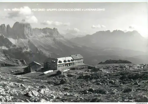 A5818 Italy Dolomiti Gruppo Catinaccio e Latemar Rifugio Monte Pez