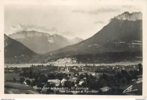 A5818 France Lac d'Annecy St Jorioz vue generale et Monnetier