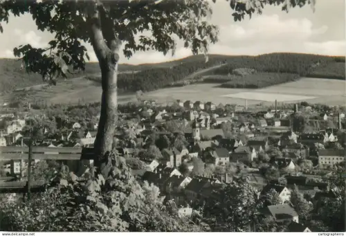A5817 Germany Olbernau Erzgebirge Blick gegen Hainberg Fluren