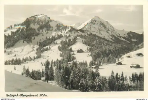 A5817 Germany Unterjoch Oberallgau winter mountain scenery
