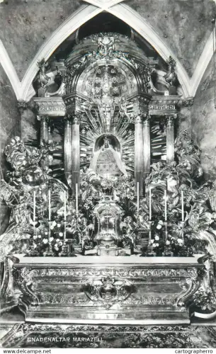 A5816 Austria Mariazell Gnadenaltar detail aspect