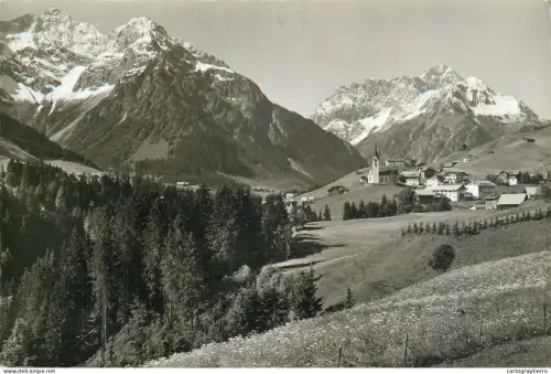 A5816 Austria Hirschegg / Kleinwalsertal picturesque mountain scenery