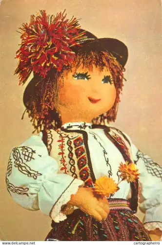 A5793 Doll puppet with folk traditional costume