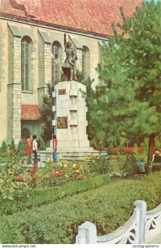 A5793 Romania Bistrita Statuia lui Andrei Muresanu de C. Medrea