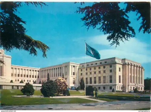 A5792 Switzerland Geneve Palais des Nations La Cour d'Honneur