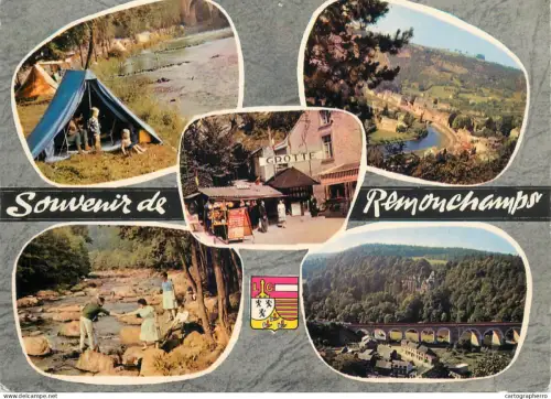 A5785 Belgium souvenir de Remouchamps multi view