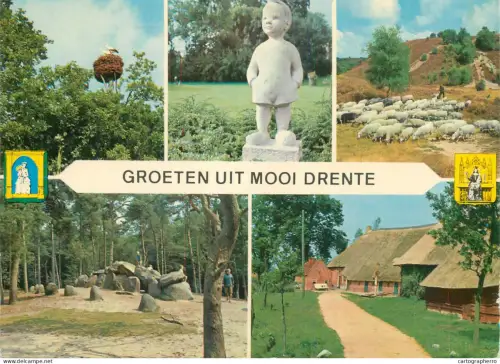 A5785 Netherlands Groeten uit Mooi Drenthe multi view