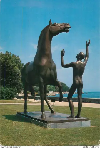 A5784 Switzerland Geneve Le Jeune Homme et le Cheval