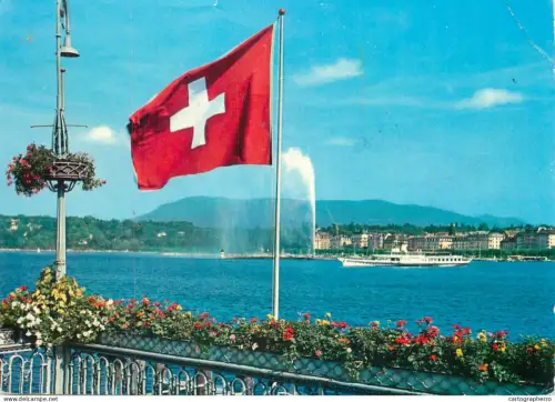 A5784 Switzerland Geneve Der Springbrunnen