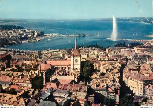 A5784 Switzerland Geneve vue aerienne