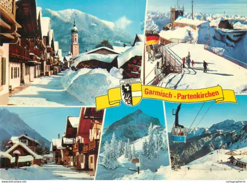 A5784 Germany Garmisch-Partenkirchen several winter aspects