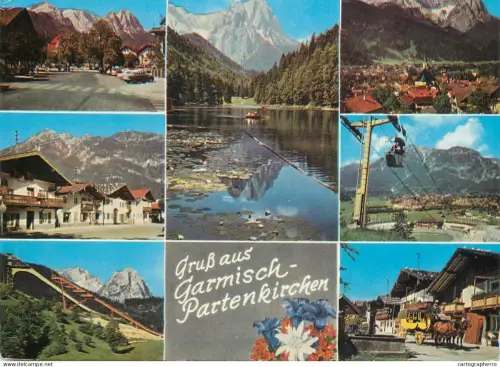 A5784 Germany Gruss aus Garmisch-Partenkirchen several views