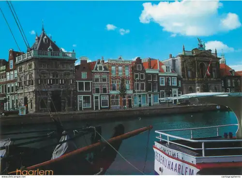 A5783 Netherlands Haarlem Teylers Museum and river Spaarne