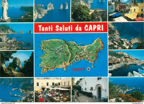 A5783 Italy saluti da Capri multi view