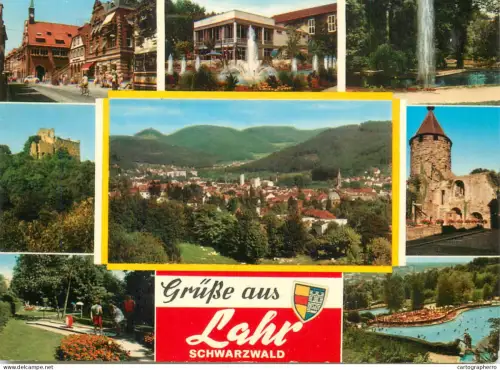 A5783 Germany Grusse aus Lahr Schwarzwald multi view souvenir