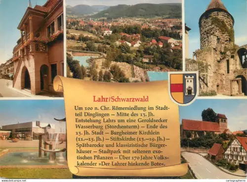 A5783 Germany Lahr Schwarzwald multi view souvenir