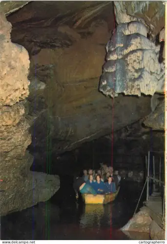 A5783 Belgium Grottes de Remouchamps promenade en barque sur le lac