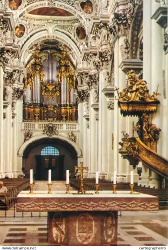 A5782 Germany Passau Dom Inneres - Blick zur Orgel