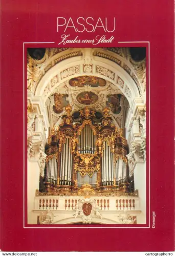 A5782 Germany Passau Dom St Stephan Kirchenorgel detail view