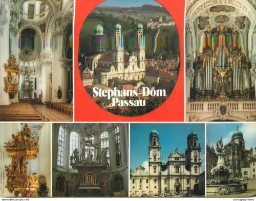 A5782 Germany Passau Stephansdom different aspects
