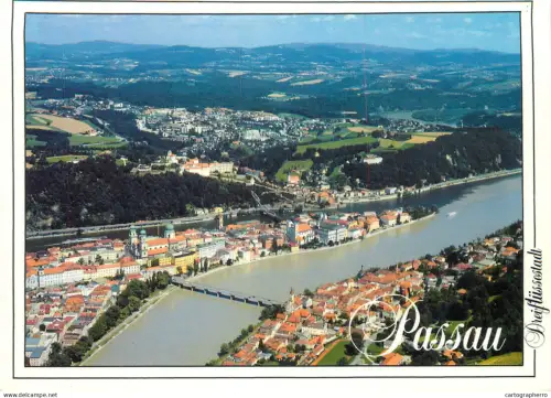 A5782 Germany Passau Dreiflussestadt cityscape