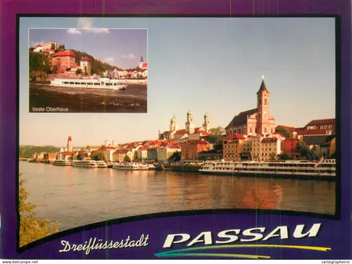 A5782 Germany Passau souvenir multi view