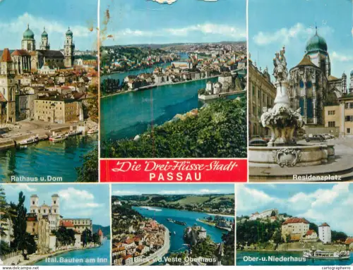 A5782 Germany Passau Die Dreiflussestadt multi view
