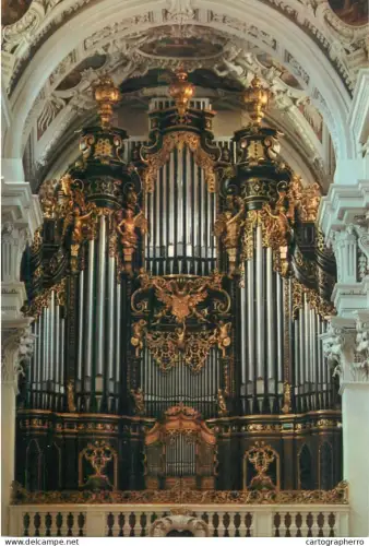 A5781 Germany Passau St Stephansdom Hauptorgel detail view