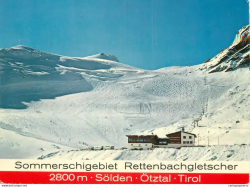 A5781 Austria Solden Otztal Tirol Sommerschigebiet Rettenbachgletscher