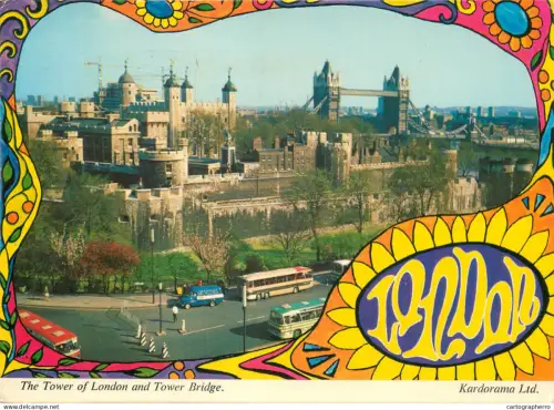A5780 England London cityscape Kardorama souvenir