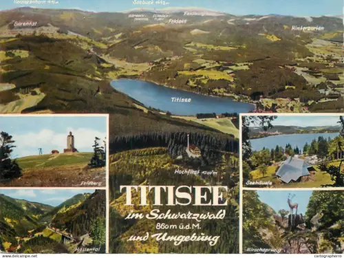 A5780 Germany Titisee im Schwarzwald und Umgebung multi view
