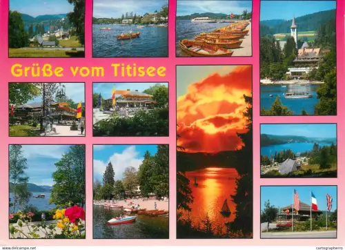 A5780 Germany Grusse vom Titisee Hochscwarzwald different views and aspects