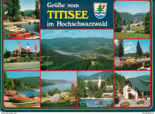 A5780 Germany Grusse vom Titisee Hochschwarzwald different sites and views